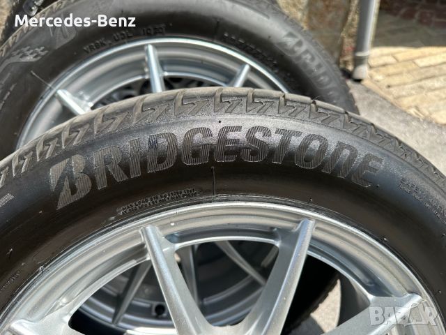 Джанти Мерцедес W 204 C-classe 16” 5/112 с летни гуми Bridgestone 2020г , снимка 17 - Гуми и джанти - 46614534