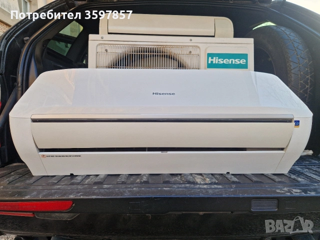 Инверторен Климатик Hisense 12 Работещ отлично , снимка 4 - Климатици - 53830806