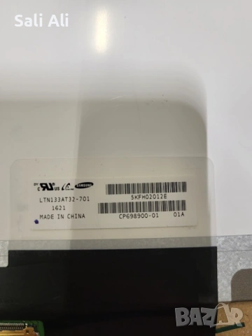 Samsung LTN133AT32-701 13.3" HD лаптоп дисплей употребяван, снимка 10 - Части за лаптопи - 53414676