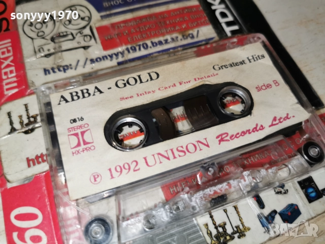 ABBA-GOLD UNISON TAPE 1992 1312252311, снимка 12 - Аудио касети - 52777954