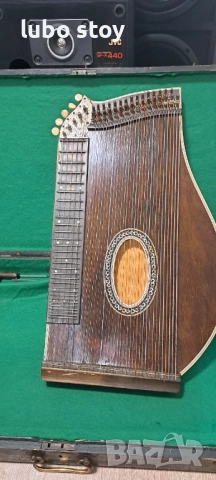 Цитра стар музикален инструмент - антика, снимка 2 - Антикварни и старинни предмети - 51544532