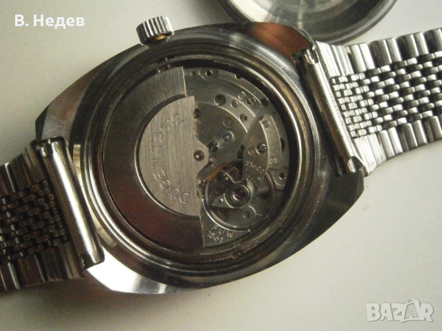 DUGENA, automatic, 36,5 mm, PUW 1561, 25 jewels, Pfortzheimer, Germany, снимка 9 - Мъжки - 51669545