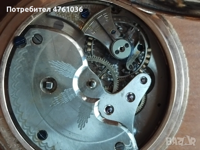 Позлатен джобен часовник "Elgin" с кюстек , снимка 10 - Антикварни и старинни предмети - 54055761