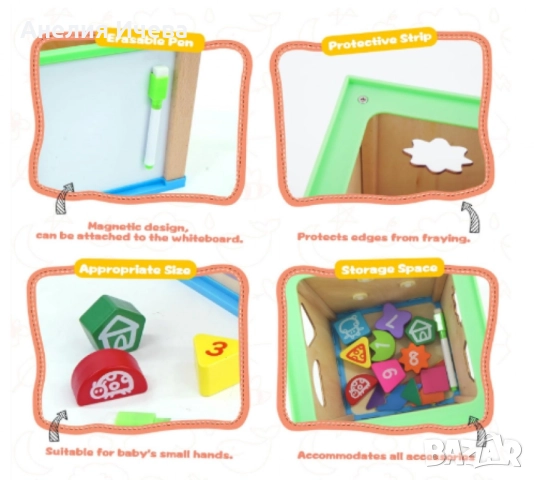 Монтесори сортер,дървено кубче,образователно, снимка 5 - Други - 52013794