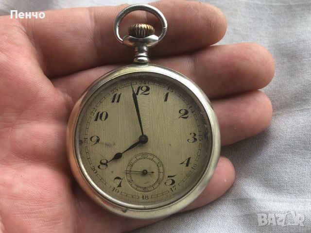 старинен джобен часовник "SIMON" P.W.C., снимка 1 - Антикварни и старинни предмети - 45240439