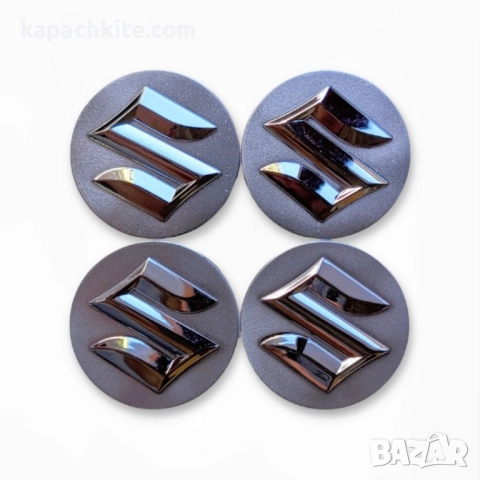 Капачки за джанти Сузуки Suzuki 54мм - Сребристи, Черни, снимка 3 - Аксесоари и консумативи - 52677159