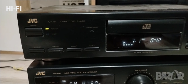 JVC rx 416 vbk JVC xl v184bk, снимка 5 - Ресийвъри, усилватели, смесителни пултове - 54115783
