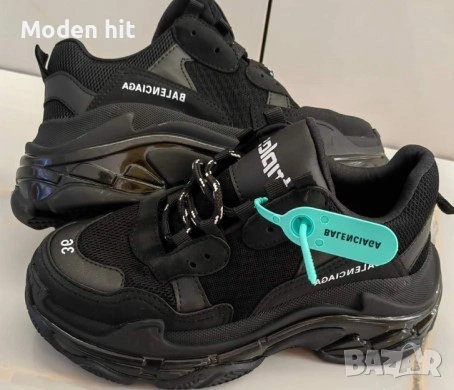 Balenciaga Triple S унисекс маратонки висок клас реплика, снимка 2 - Маратонки - 53614393