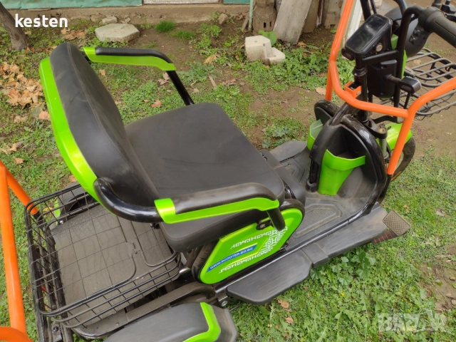 Електрическа триколка с три седалки и покрив EcoWay М19P, снимка 5 - Мотоциклети и мототехника - 52181738