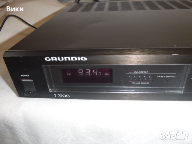 Тунер GRUNDIG T 7200, снимка 2 - Аудиосистеми - 45551588