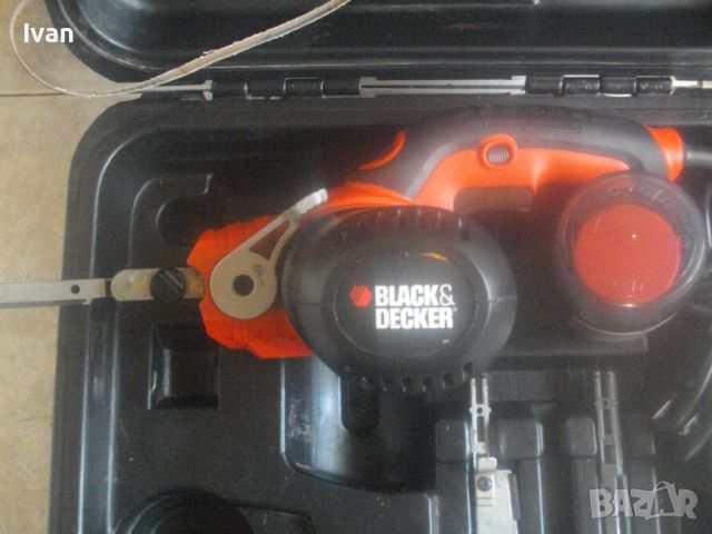 400W/900-1600 об/мин-Ел.Мини Лентов Шлайф Ел.Пила-BLACK DECKER KA902E-Пълен Комплект 3 Рамена/Филтър, снимка 1 - Други инструменти - 45743580