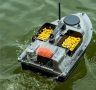 Лодка за захранка карбонова 40 точков GPS Bait Boat,12000mа,сак,зарядно за кола,допълните перки, снимка 17