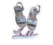 Детски сандали за момиче с велкро закопчаване и бестящ акцент, снимка 1 - Детски сандали и чехли - 45227533