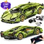 Конструктор Спортен автомобил Lamborghini 1280 части, 1:14 , Съвместим с Lego, снимка 5