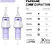 ANTIKE 50 броя Смесени касети за еднократна употреба #10 игли за татуировки с втулка за татуси, снимка 2