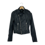 Дамско мото яке True Religion Moto Coated Womens Faux Leather Jacket