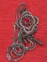 СТАРИНЕН ФИЛИГРАНЕН СРЕБЪРЕН МЕДАЛЬОН с ФИНА СРЕБЪРНА ВЕРИЖКА СРЕБРО 925 с НУЖДА от ЗАКОПЧАЛКА 26418, снимка 13