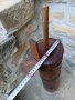 Соц Стара Дървена Буталка Чутура За Разбиване На Масло., снимка 14