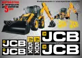 JCB 4CX стикери надписи, снимка 3