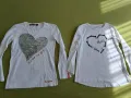 Блуза Desigual с пайети и iDo със сърце + подарък Pepe Jeans, снимка 1