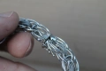 Сребърна гривна , снимка 7
