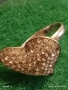 Сребърен пръстен с кристално сърце ❤️ Swarovski стил и елегантност 37676 , снимка 8