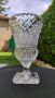 Огромна кристална ваза масивна 3 кг, снимка 1 - Вази - 45919887