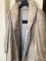 Луксозно кожено палто бяла норка, снимка 3