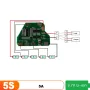 BMS БМС 5S 21V 5A за 18650 литиево-йонна батерия, снимка 2