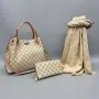 Louis Vuitton Дамски Комплект - Шал, Чанта, Портмоне Луис Витон - Налични Различни Цветове Код D1866, снимка 3