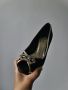 Уникални черни обувки на ток с кристали от сатен на ROBERTO ZAGO, снимка 3