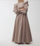 Дълга рокля в капучино цвят, снимка 2