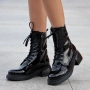 Равни боти - черен лак - BMG10, снимка 4
