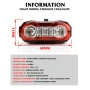 Задна LED стоп светлина за велосипед, Акумулаторна 120lum, IPX65, USB, снимка 7