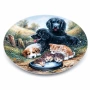 Колекционерска декоративна чиния от поредицата „Heitere Tiergeschichten“ (Весели животински истории), снимка 2