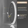 ПРОМОЦИЯ LED огледало с овална форма, функция против замъгляване XMR-T18-822-EU-V1, снимка 3
