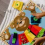 Дървен борд за основни умения Melissa & Doug Мече Монтесори обучение Финна моторика, снимка 2