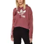 Дамски суитчър ADIDAS Originals Adicolor Split Trefoil Hoodie Dark Burgundy, снимка 1