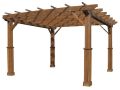 Дървени градински люлки, навеси, козирки, перголи, беседки, масивни пейки, дървени конструкции, снимка 3