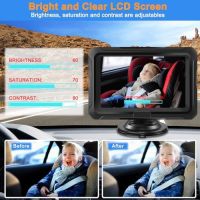 Нова Бебешка HD Камера за Кола автомобил Лесен Монтаж, 150° Видимост, снимка 5 - Друга електроника - 45660076