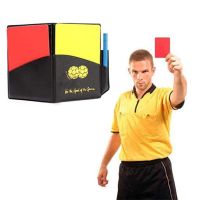 4767 Картони за футболни съдии тефтер червен жълт картон съдия футбол, снимка 4 - Спортна екипировка - 45503824