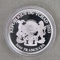 5000 francs 2023 1 oz silver Goddess Europa, снимка 2 - Нумизматика и бонистика - 45892293