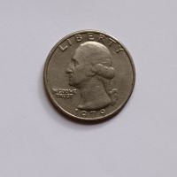 1/4 долар САЩ 1979 25 цента Америка 1979 Американска монета , снимка 2 - Нумизматика и бонистика - 45103379