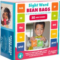 Sight Words Games Образователна игра с английски думи, торбички  за хвърляне за деца 4+ г., снимка 5 - Образователни игри - 45511168