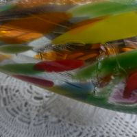 Ръчно - издухана риба от многоцветно стъкло , снимка 1 - Други ценни предмети - 45303253