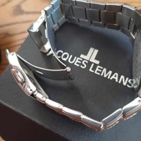 Jacques Lemans Sports Powerchrono, цвят стомана и сьомга, бартер, снимка 8 - Мъжки - 45456595
