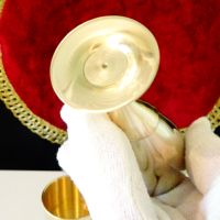 Английски бронзови чаши на столче,лале. , снимка 7 - Антикварни и старинни предмети - 45494498