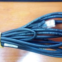 Кабел patch cord CAT.6 UTP 5m black, снимка 1 - Кабели и адаптери - 45748665