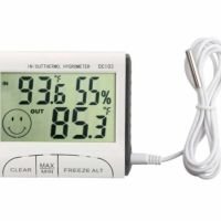 Дигитален вътрешен и външен термометър и влагомер, снимка 4 - Други стоки за дома - 45568798