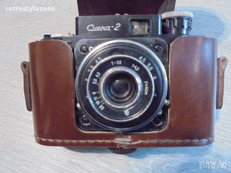 № 8369 Стар руски фотоапарат Смена-2 • Оригинален комплект • Колекционерски екземпляр , снимка 1